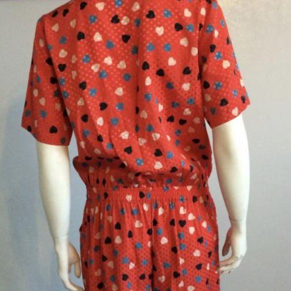 NWOT See by Chloe Romper In Heart Print - Picture 7 of 10